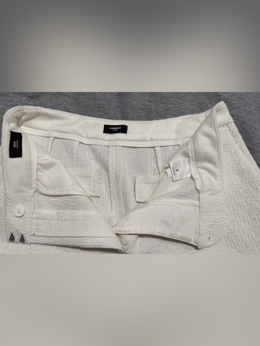 Express Boucle Tweed Shorts - Picture 4 of 4